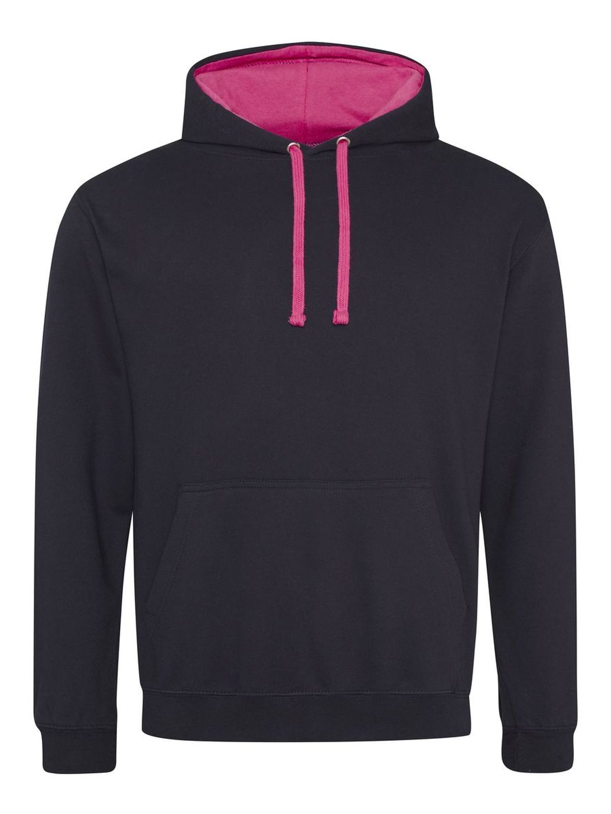 jet black/hot pink