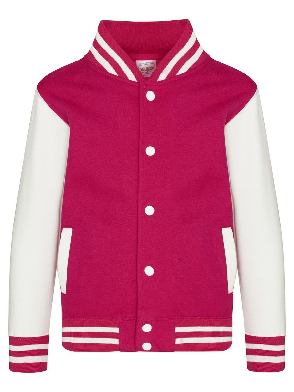 hot pink/white