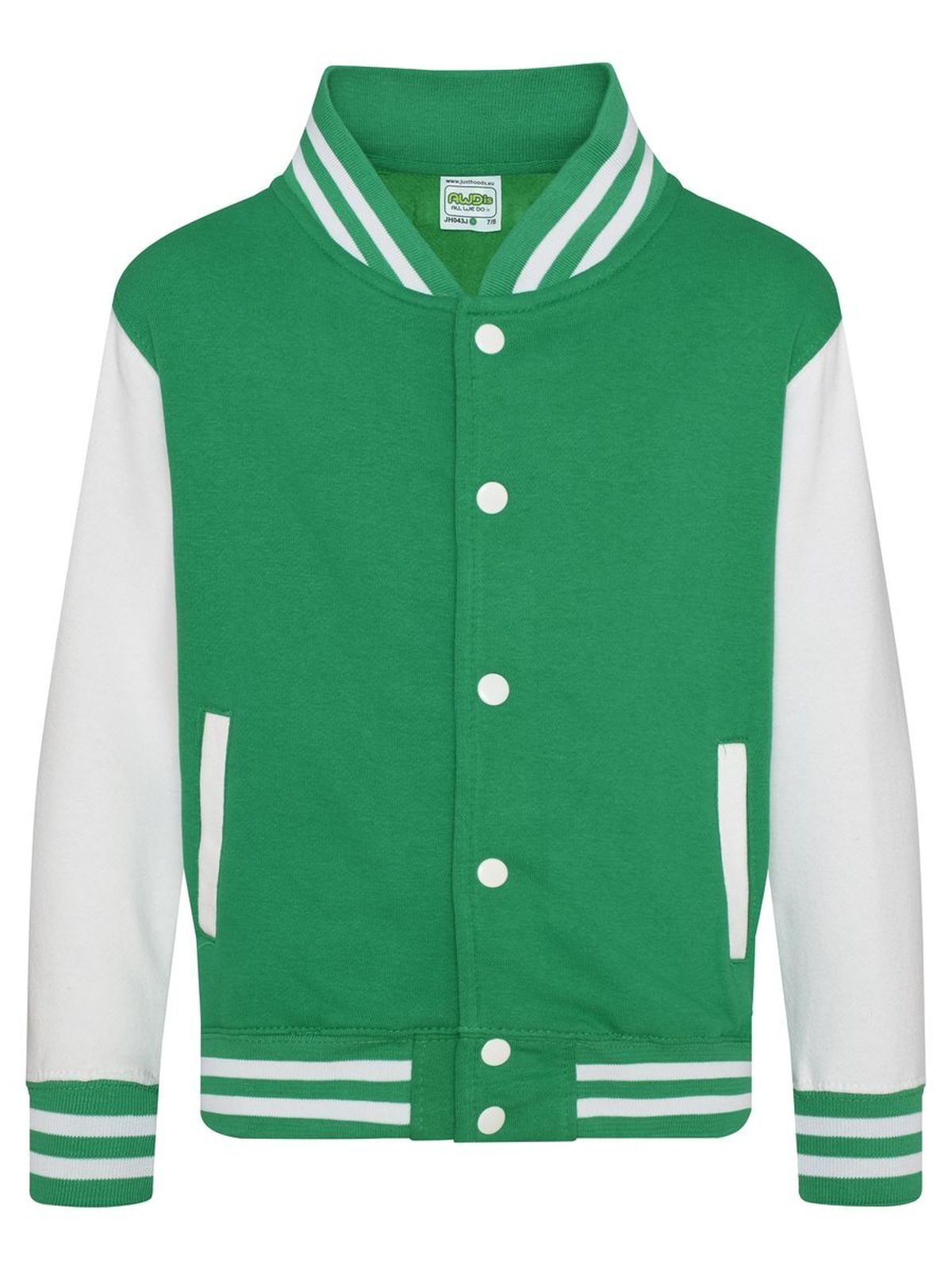 kelly green/white