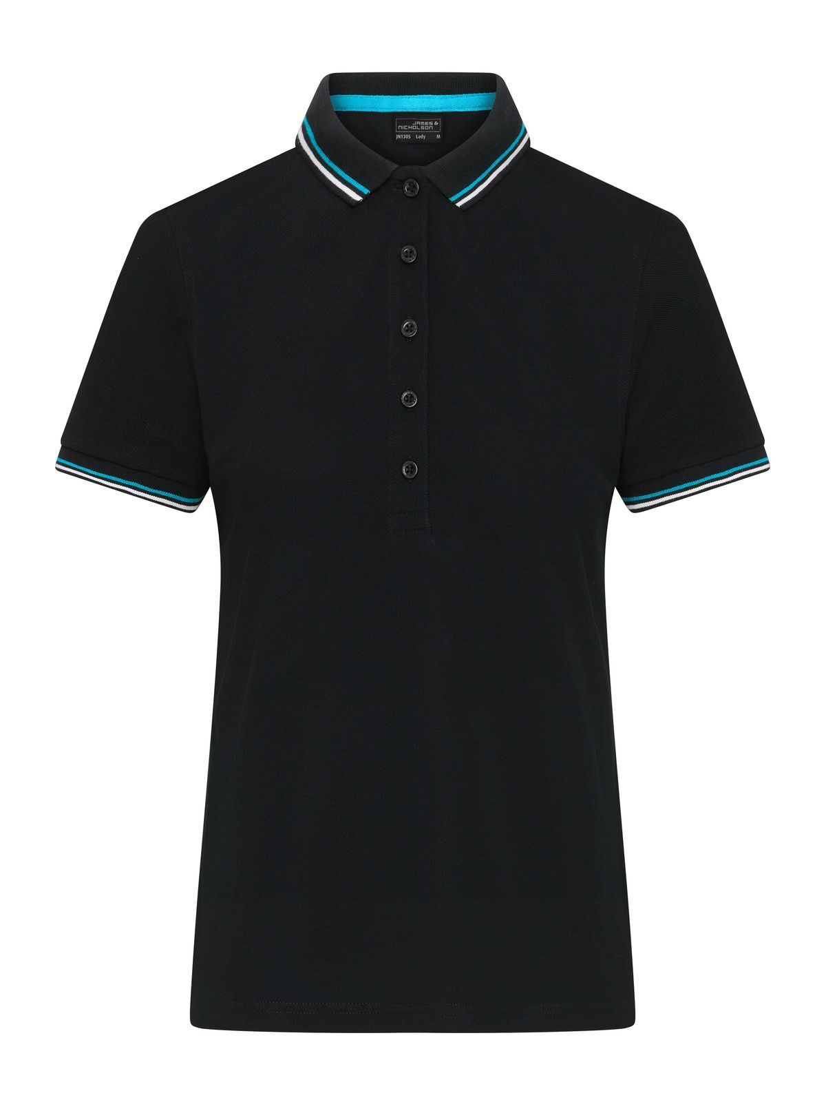 black/white/turquoise