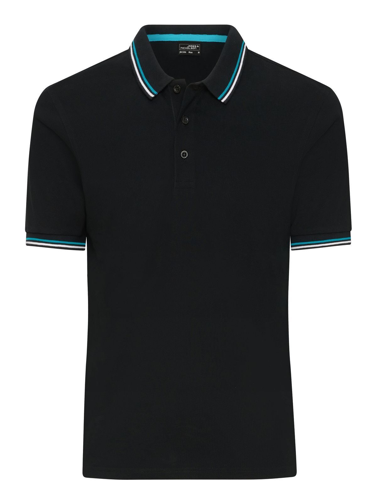 black/white/turquoise