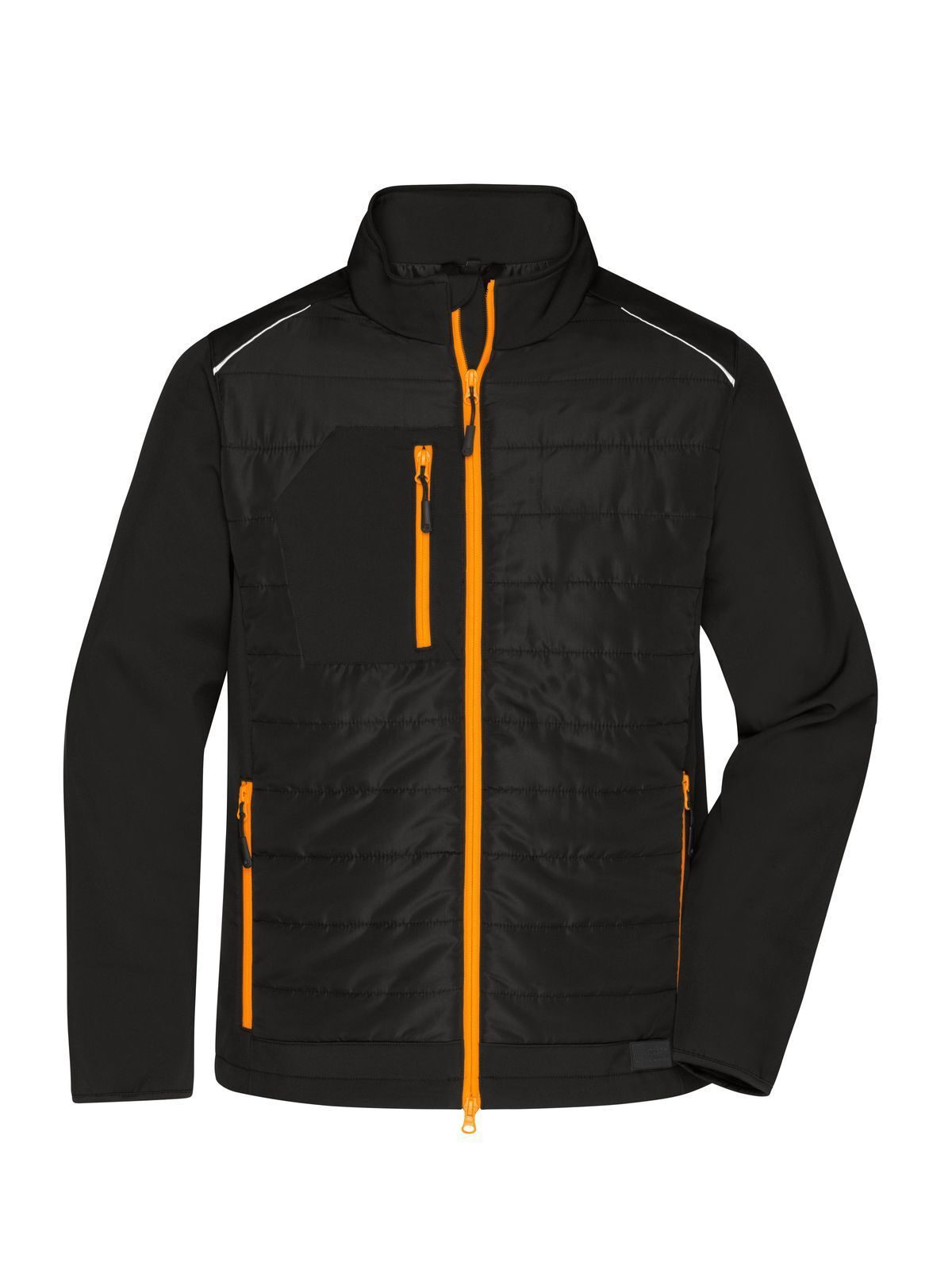 black/neon-orange