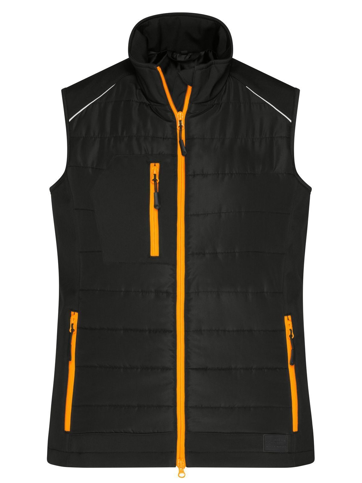 black/neon-orange