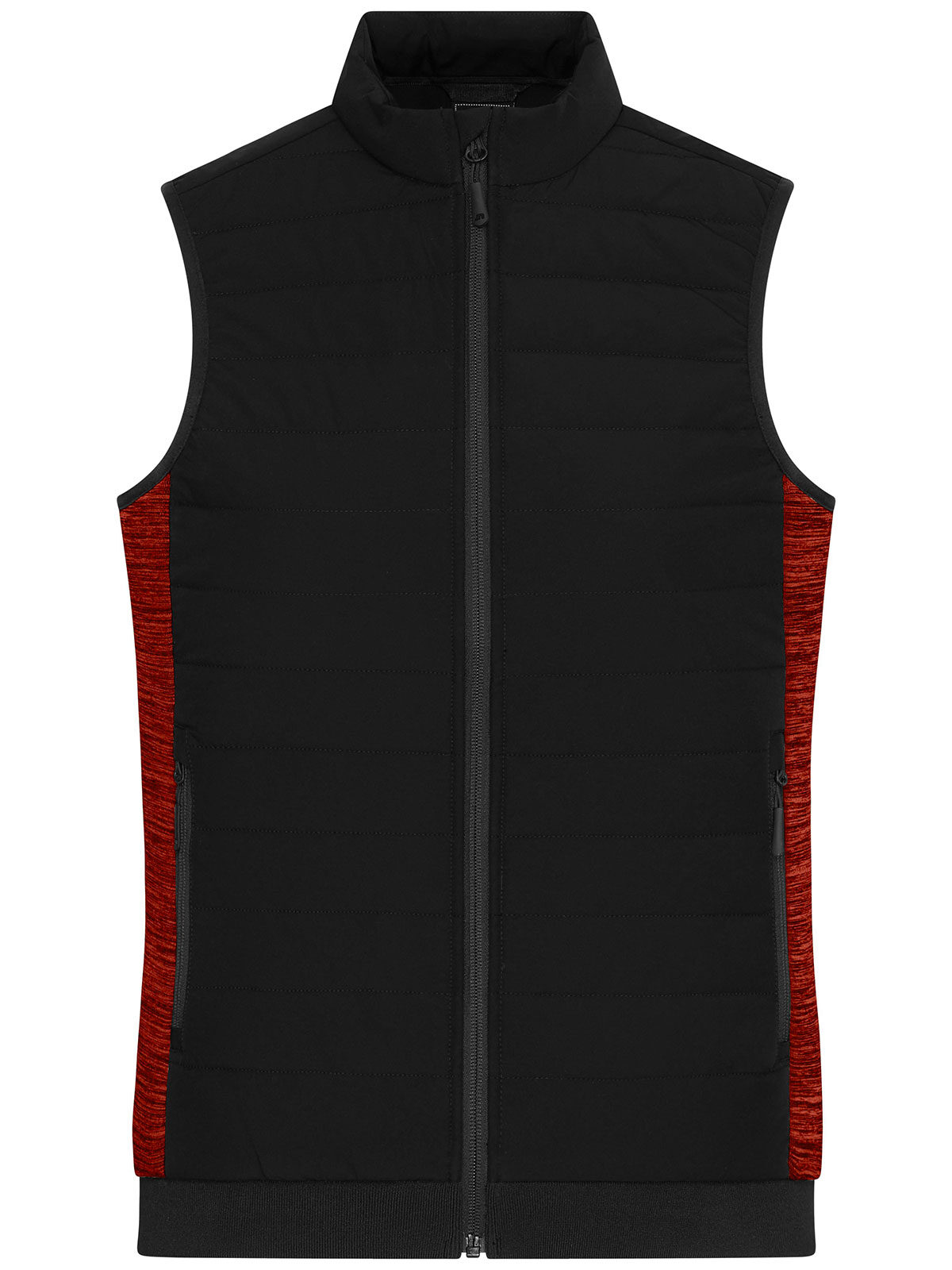 black/red-melange