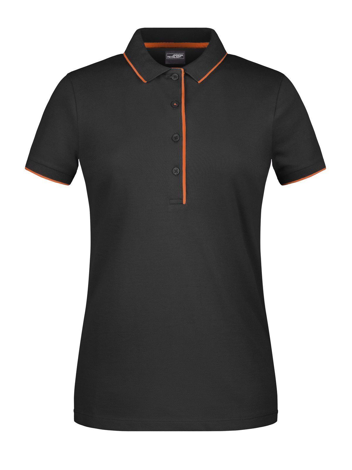 black/orange