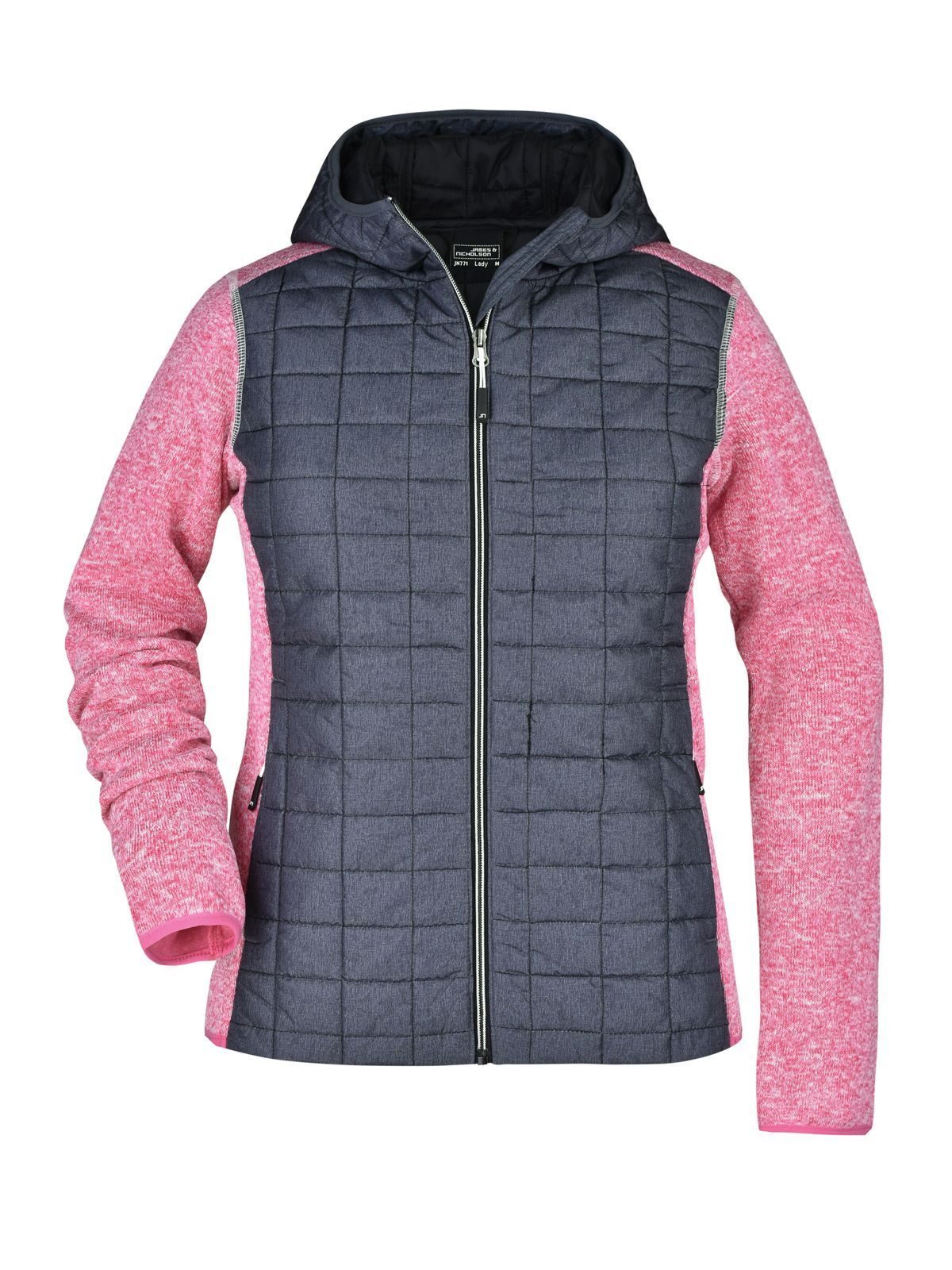 pink-melange/anthracite-melang