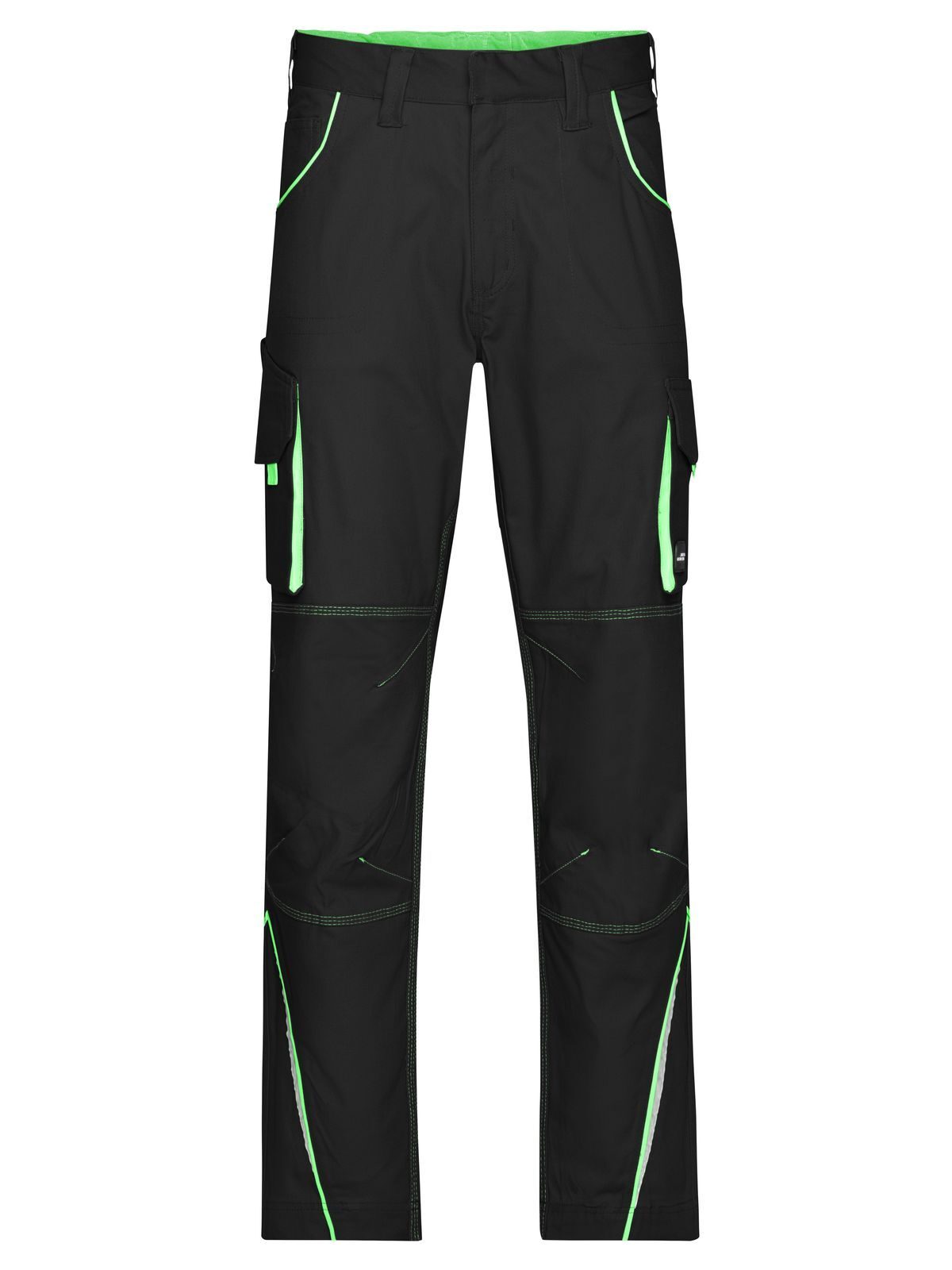 black/lime-green