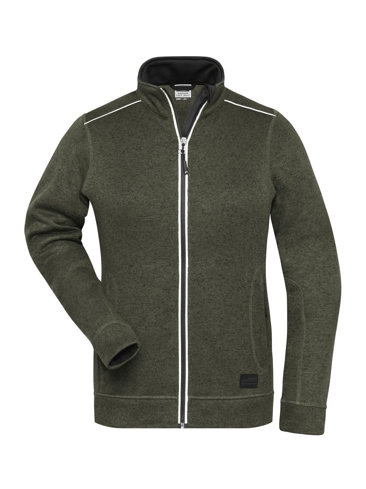 olive-melange/black