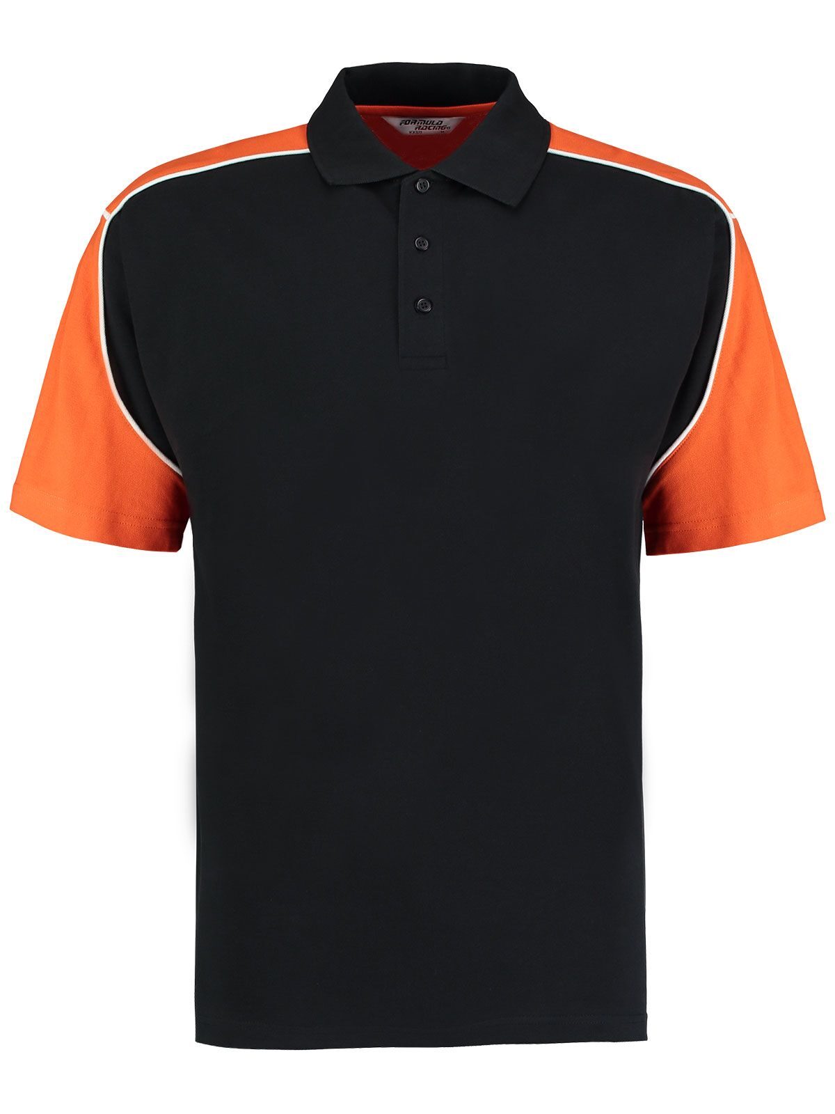black/orange