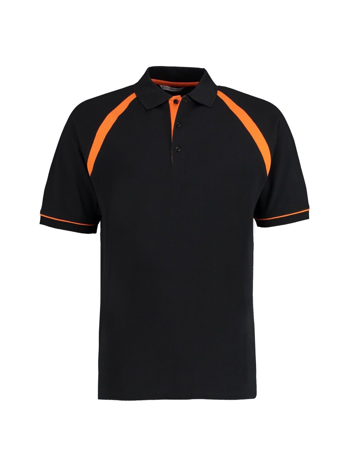 black/orange