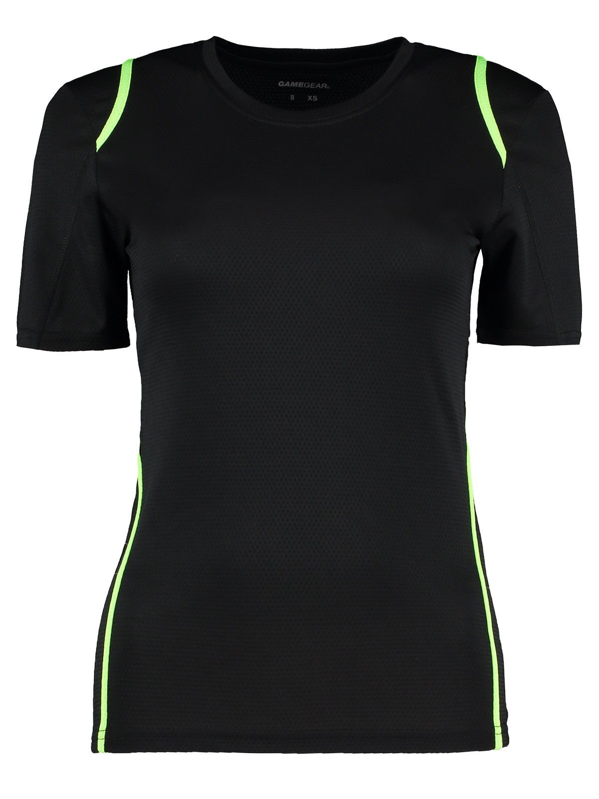 black/fluorescent lime