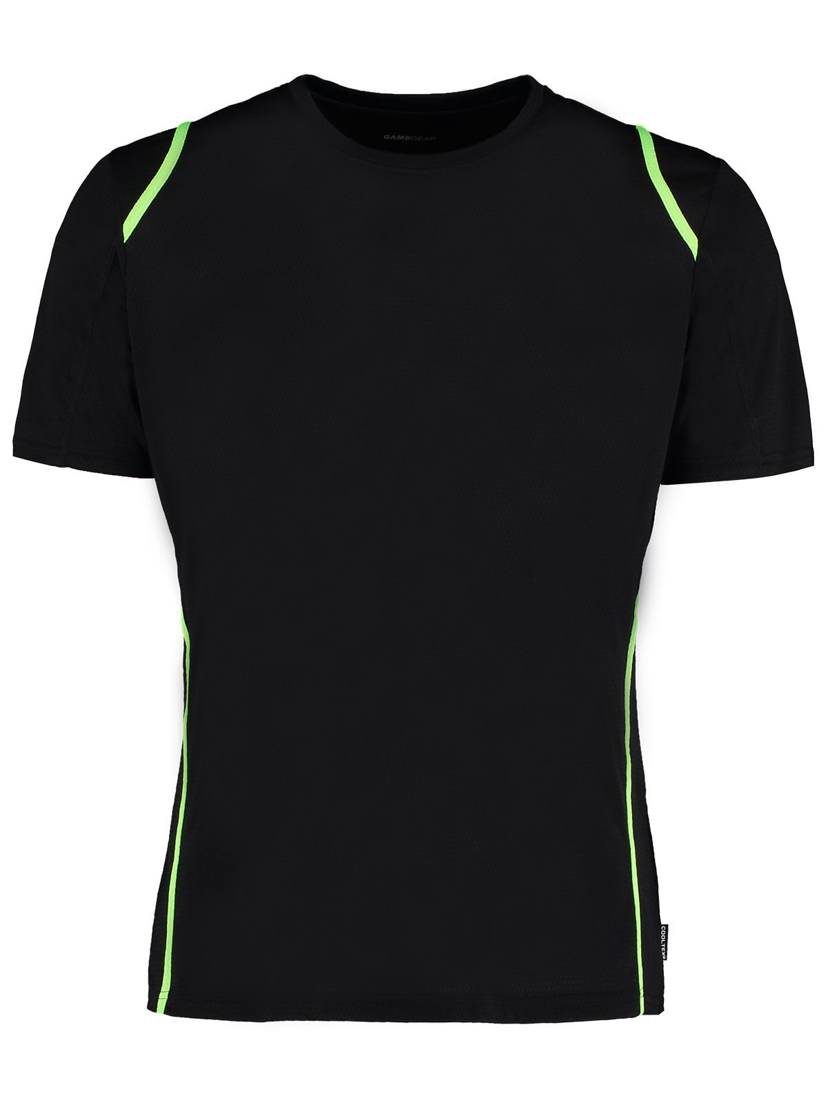 black/fluorescent lime