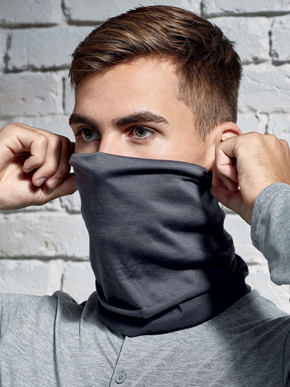 Snood Face Covering — indossata Snood Face Covering — indossata