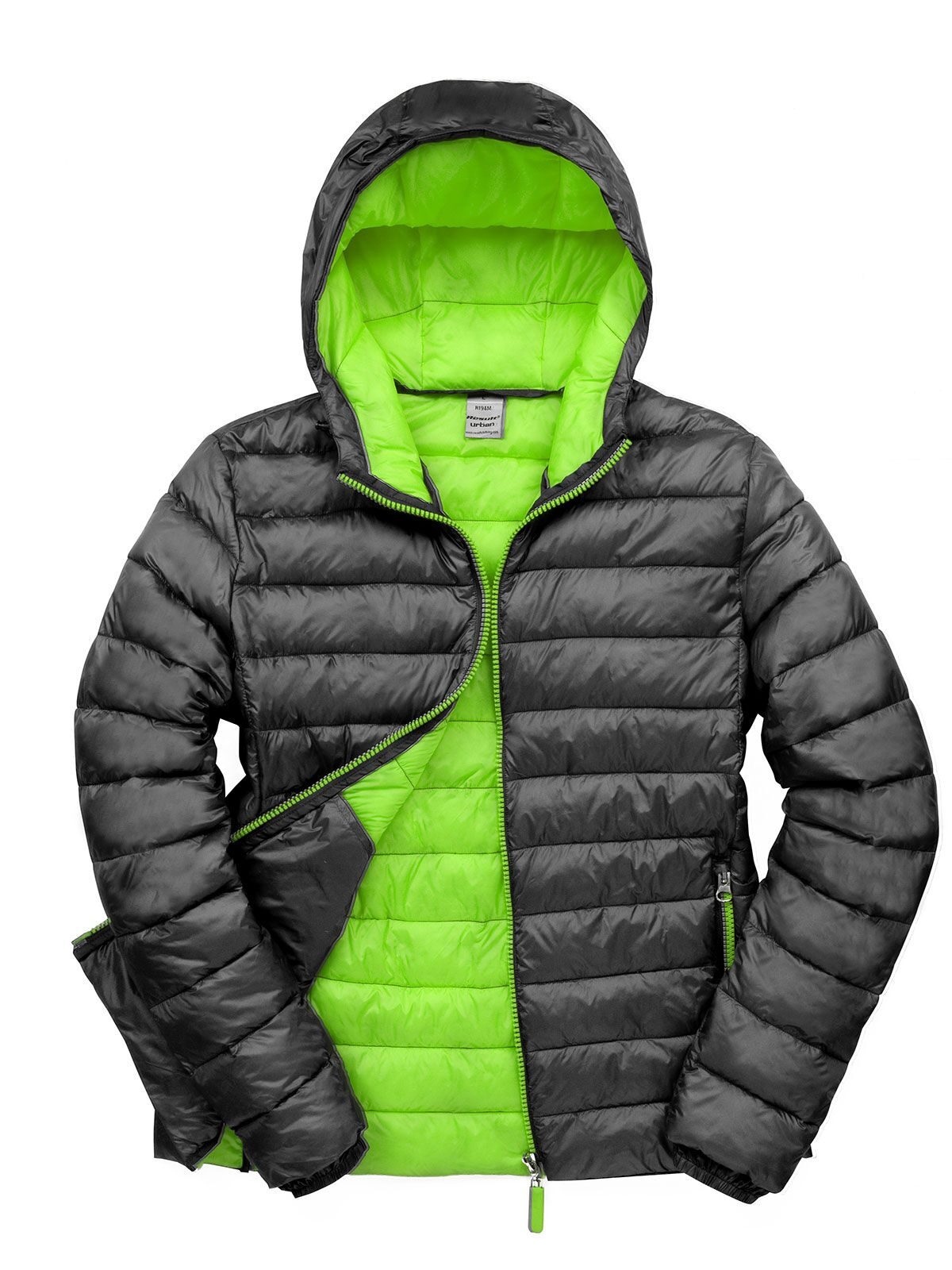 black/lime