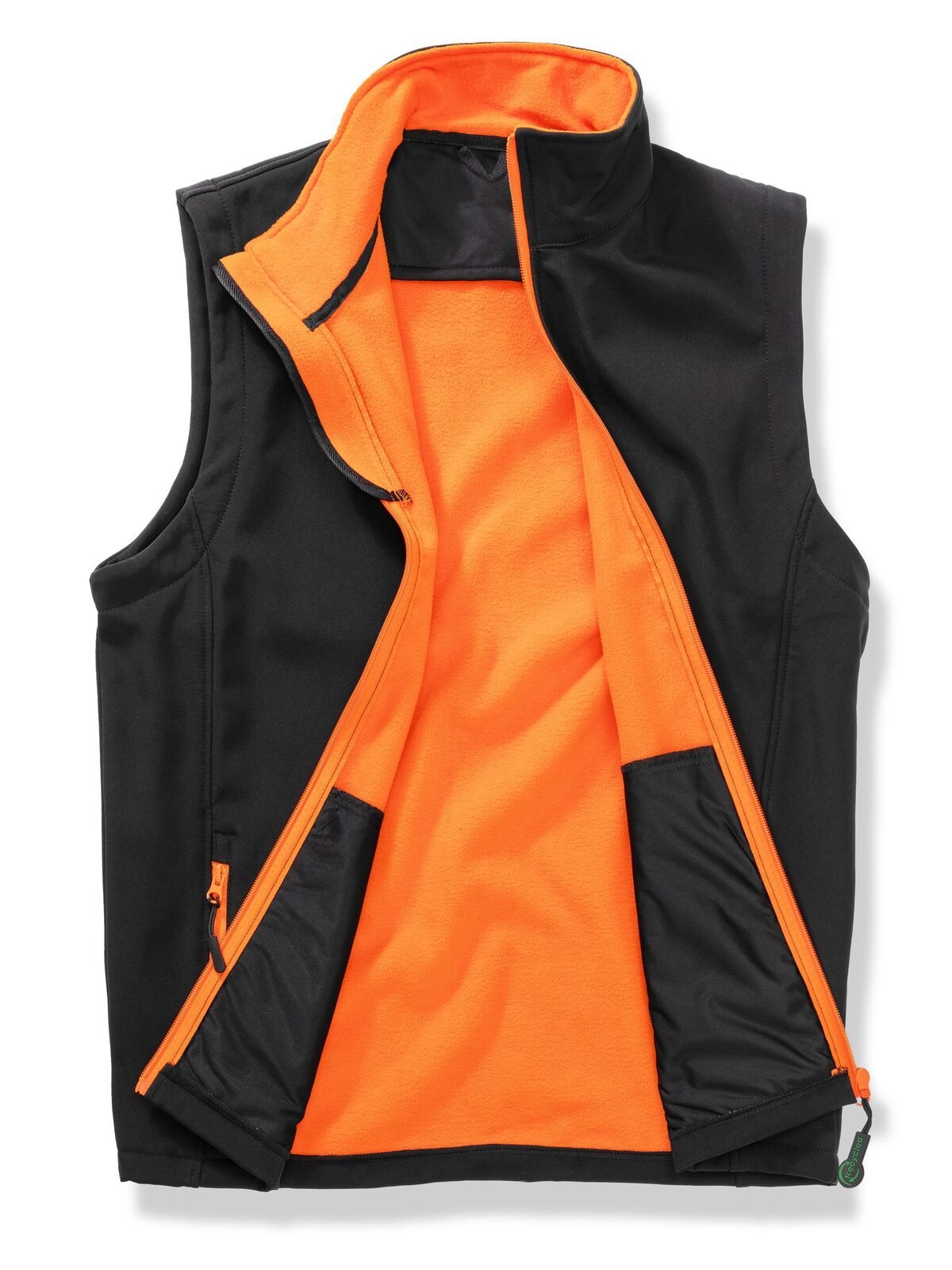black/orange
