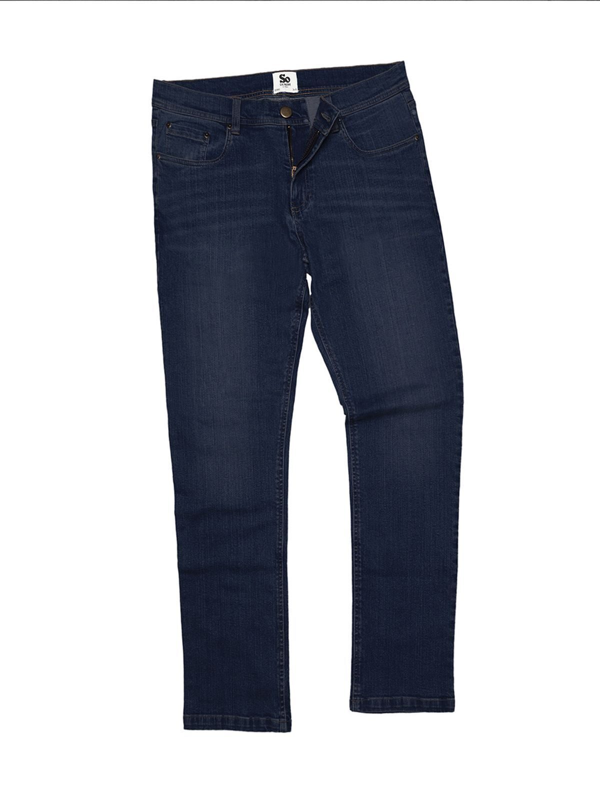 dark blue wash